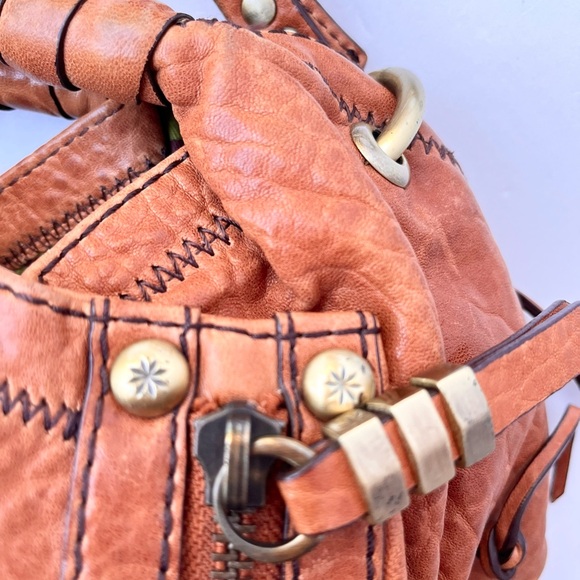 orYANY Brown Leather Shoulder Bag - Picture 2 of 7